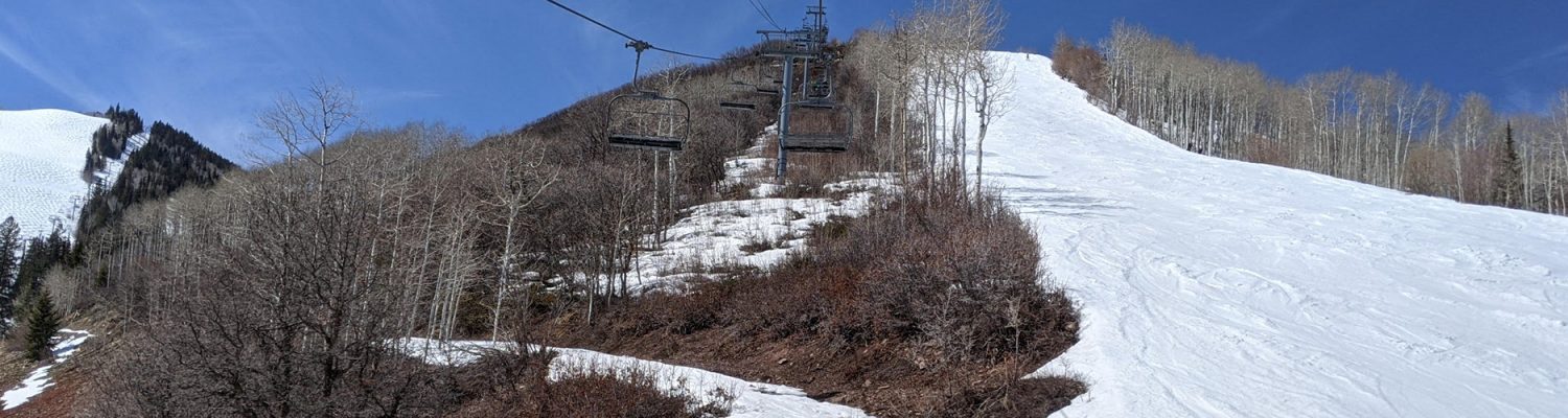 Park City ski resort in Utah, USA, during the first week of April. Photo by Patrick Belmont